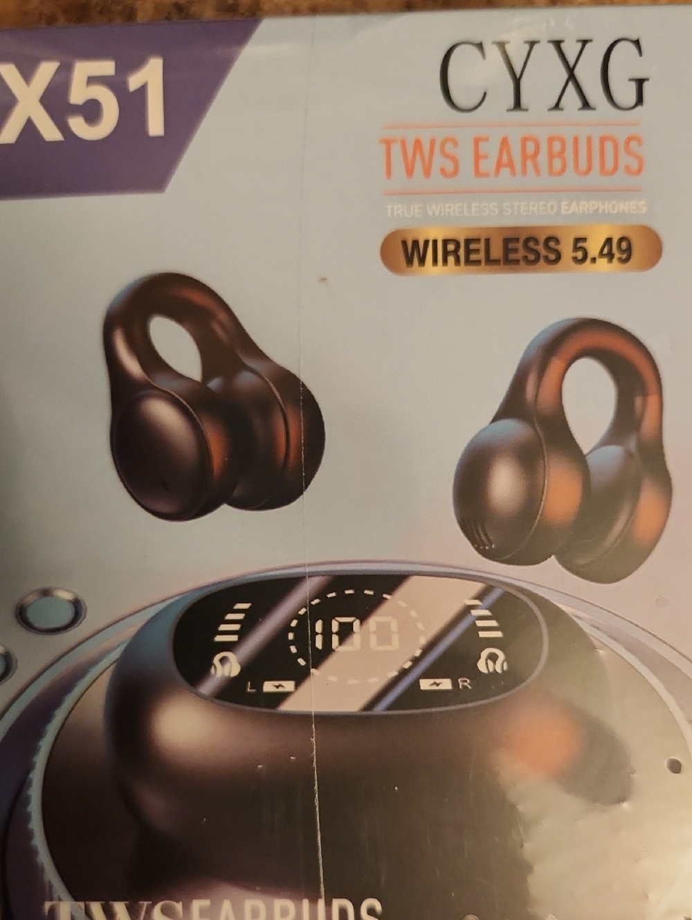 NWT-X51 Black TWS Wireless Earbuds